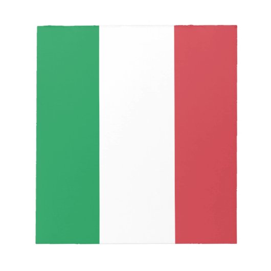 Italiaanse vlag notitieblok (Voorkant)
