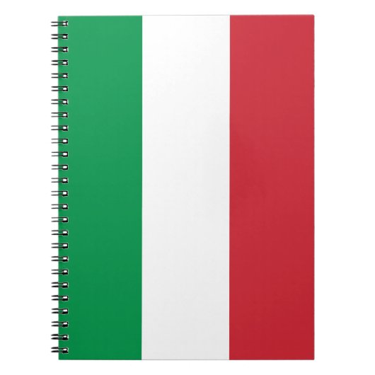 Italiaanse vlag notitieboek (Voorkant)
