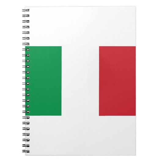 Italiaanse vlag notitieboek (Voorkant)
