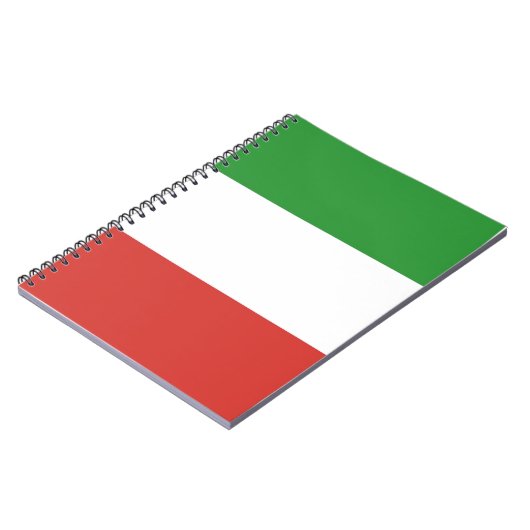 Italiaanse vlag notitieboek (Linkerzijde)