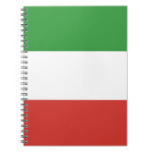 Italiaanse vlag notitieboek (Voorkant)