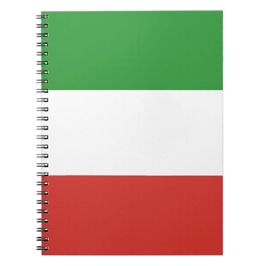 Italiaanse vlag notitieboek (Voorkant)