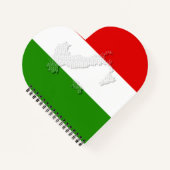 Italiaanse vlag notitieboek (Voorkant)