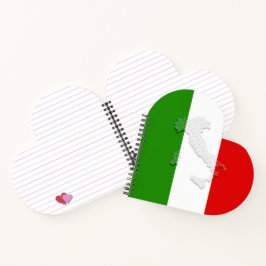 Italiaanse vlag notitieboek