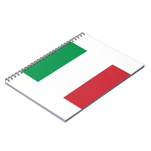 Italiaanse vlag notitieboek (Linkerzijde)