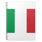 Italiaanse vlag notitieboek (Voorkant)