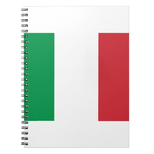 Italiaanse vlag notitieboek (Voorkant)