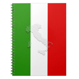 Italiaanse vlag notitieboek