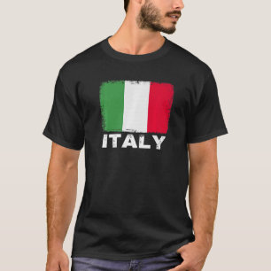 Italiaanse vlag ondersteunt Italiaanse Mannen voor T-shirt