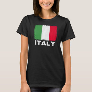 Italiaanse vlag ondersteunt Italiaanse Mannen voor T-shirt