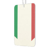 Italiaanse vlag op een bewolkte achtergrond luchtverfrisser (Links)