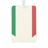 Italiaanse vlag op een bewolkte achtergrond luchtverfrisser (Achterkant)