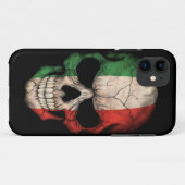 Italiaanse vlag op zwart Case-Mate iPhone case (Achterkant (horizontaal))
