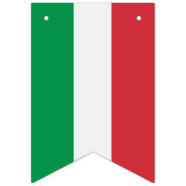 Italiaanse vlag, partijbanner bij de vlag van Ital Vlaggetjes
