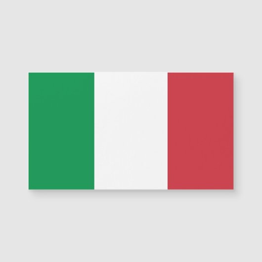 Italiaanse vlag Patriottische magnetische Kaart (Voorkant)