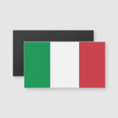 Italiaanse vlag Patriottische magnetische Kaart (Voorkant / Achterkant)