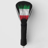 Italiaanse vlag, penseelstreek, nationale vlag golfheadcover (Voorkant)