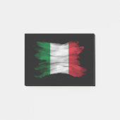 Italiaanse vlag, penseelstreek, nationale vlag post-it® notes (Voorkant)