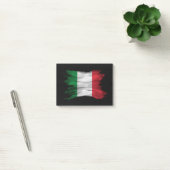 Italiaanse vlag, penseelstreek, nationale vlag post-it® notes (Kantoor)