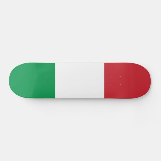Italiaanse vlag persoonlijk skateboard (Horizontaal)