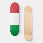 Italiaanse vlag persoonlijk skateboard (Voorkant)