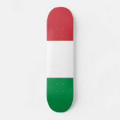 Italiaanse vlag persoonlijk skateboard (Voorkant)