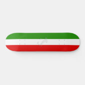 Italiaanse vlag persoonlijk skateboard (Horizontaal)