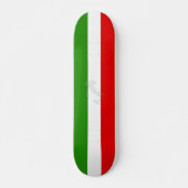 Italiaanse vlag persoonlijk skateboard (Voorkant)