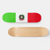 Italiaanse vlag persoonlijk skateboard (Horizontaal)