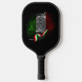 Italiaanse vlag pickleball paddle (Voorkant)