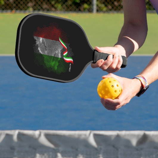Italiaanse vlag pickleball paddle (Insitu)