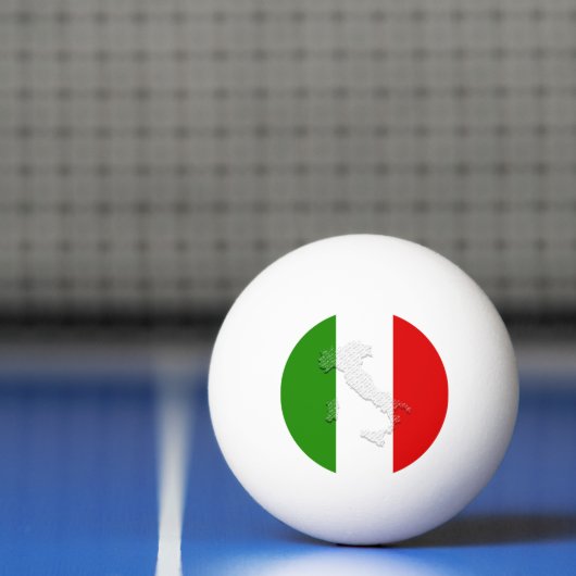 Italiaanse vlag pingpongbal (Net)