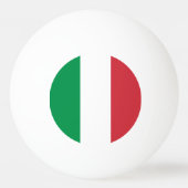 Italiaanse vlag pingpongbal (Voorkant)