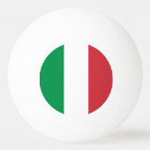 Italiaanse vlag pingpongbal (Achterkant)