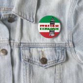 Italiaanse vlag Pisa Ronde Button 5,7 Cm (In situ)