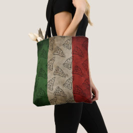 Italiaanse Vlag / Pizza Tote Bag