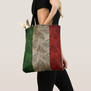 Italiaanse Vlag / Pizza Tote Bag