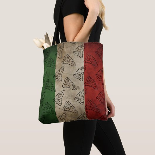 Italiaanse Vlag / Pizza Tote Bag (Dichtbij)