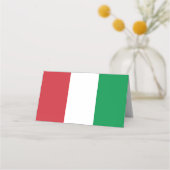 Italiaanse vlag plaatskaartje (Achterkant)