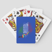 Italiaanse vlag pokerkaarten (Achterkant)