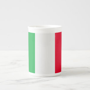 Italiaanse vlag porselein kop