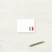 Italiaanse vlag post-it® notes (Op bureau)