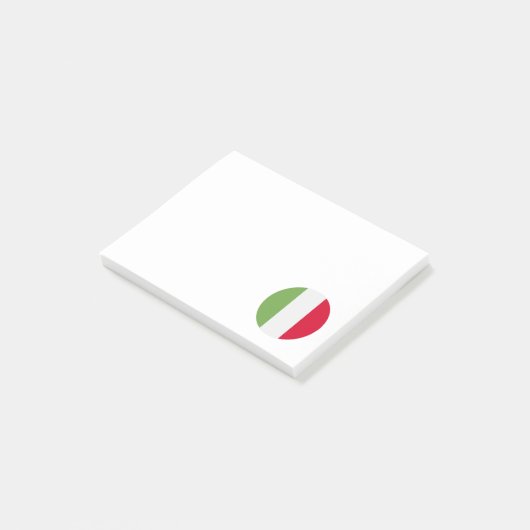 Italiaanse vlag post-it® notes (Schuin)