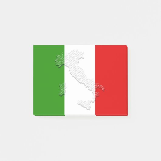 Italiaanse vlag post-it® notes (Voorkant)