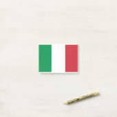 Italiaanse vlag post-it® notes (Op bureau)