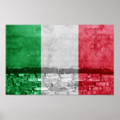 Italiaanse vlag poster (Voorkant)