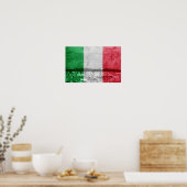 Italiaanse vlag poster (Keuken)