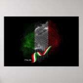 Italiaanse vlag poster (Voorkant)