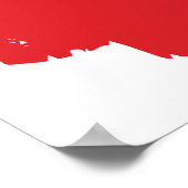 Italiaanse vlag poster (Hoek)