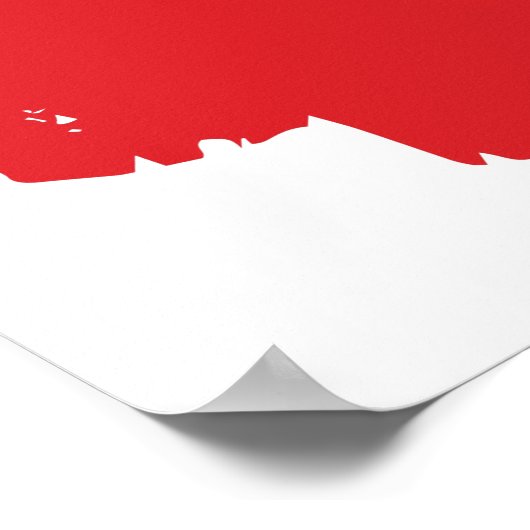 Italiaanse vlag poster (Hoek)